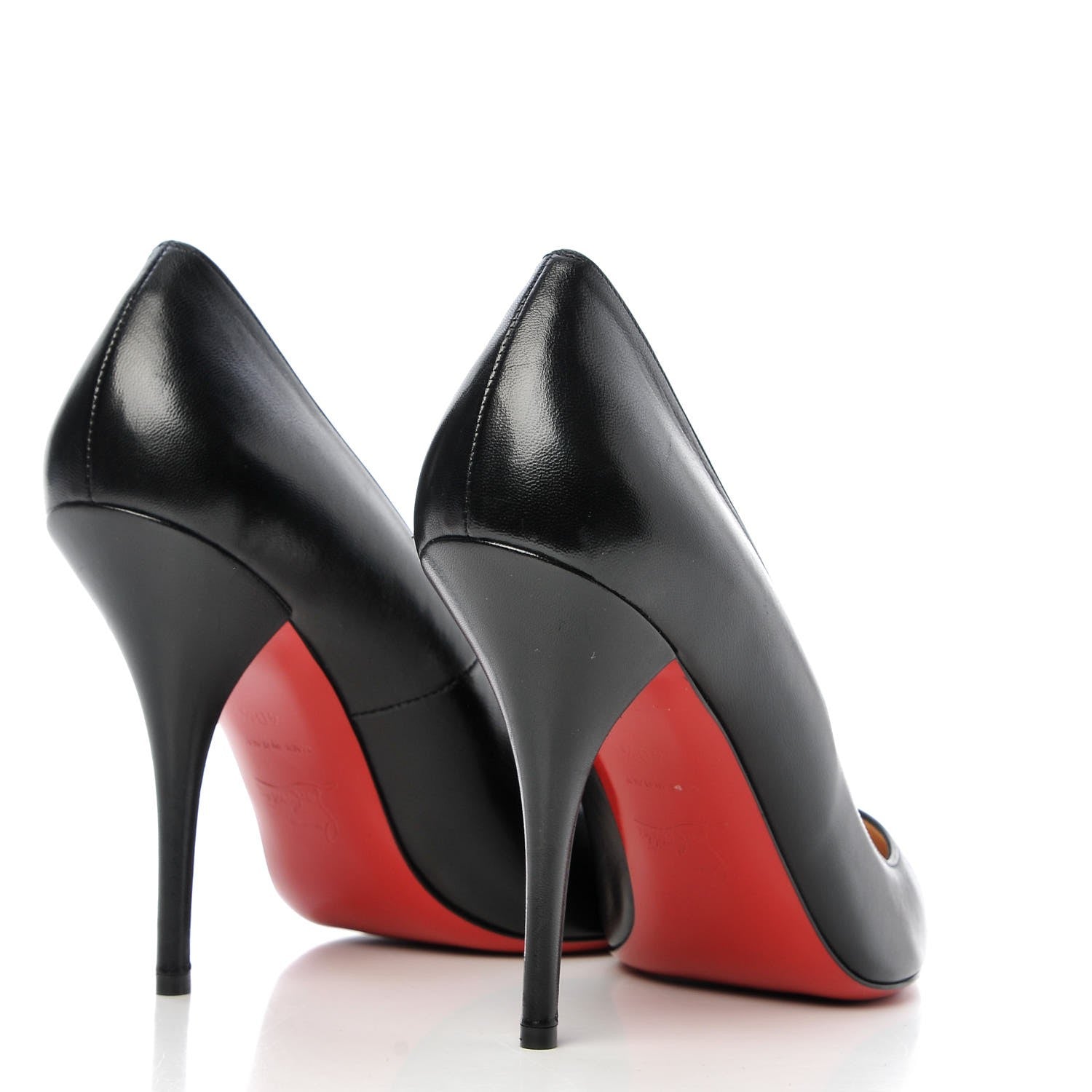 Christian Louboutin Kid Batignolles 100 Pumps 40.5 Black 4 of 7