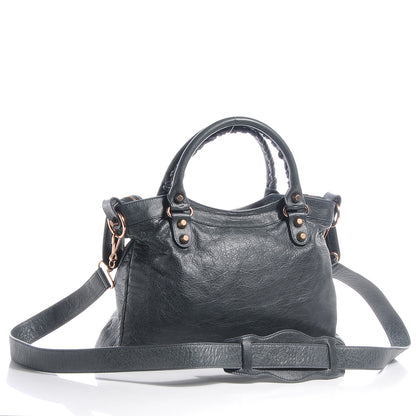 Balenciaga Agneau Giant 12 Rose Gold Hardware Town Anthracite 4 of 9