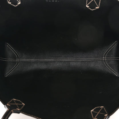 Gucci Calfskin GG Supreme Monogram Medium Reversible Tote Black 8 of 16