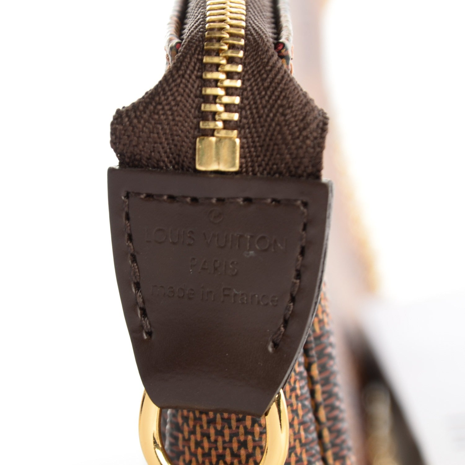 Louis Vuitton Damier Ebene Mini Pochette Accessories 6 of 7