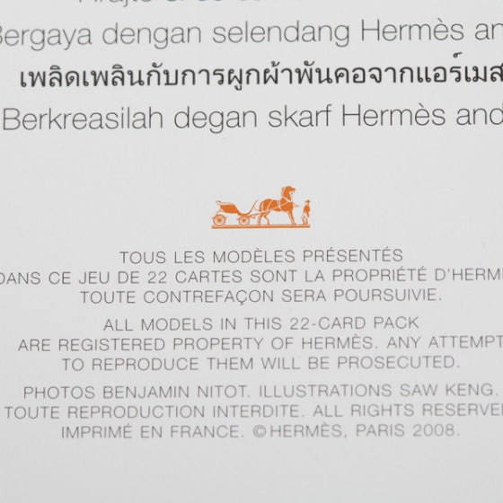 Knotting Cards Cartes A Nouer Carre Scarf Guide