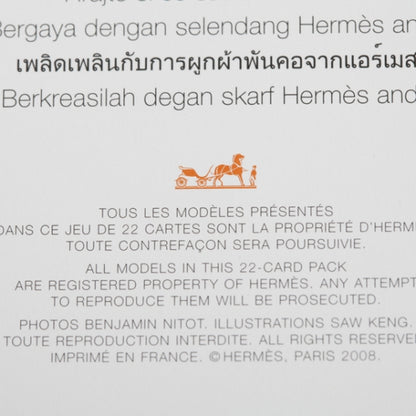 Hermes Knotting Cards Cartes A Nouer Carre Scarf Guide 4 of 6
