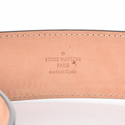 Louis Vuitton Calfskin Eldorador Belt 110 44 Black 4 of 9
