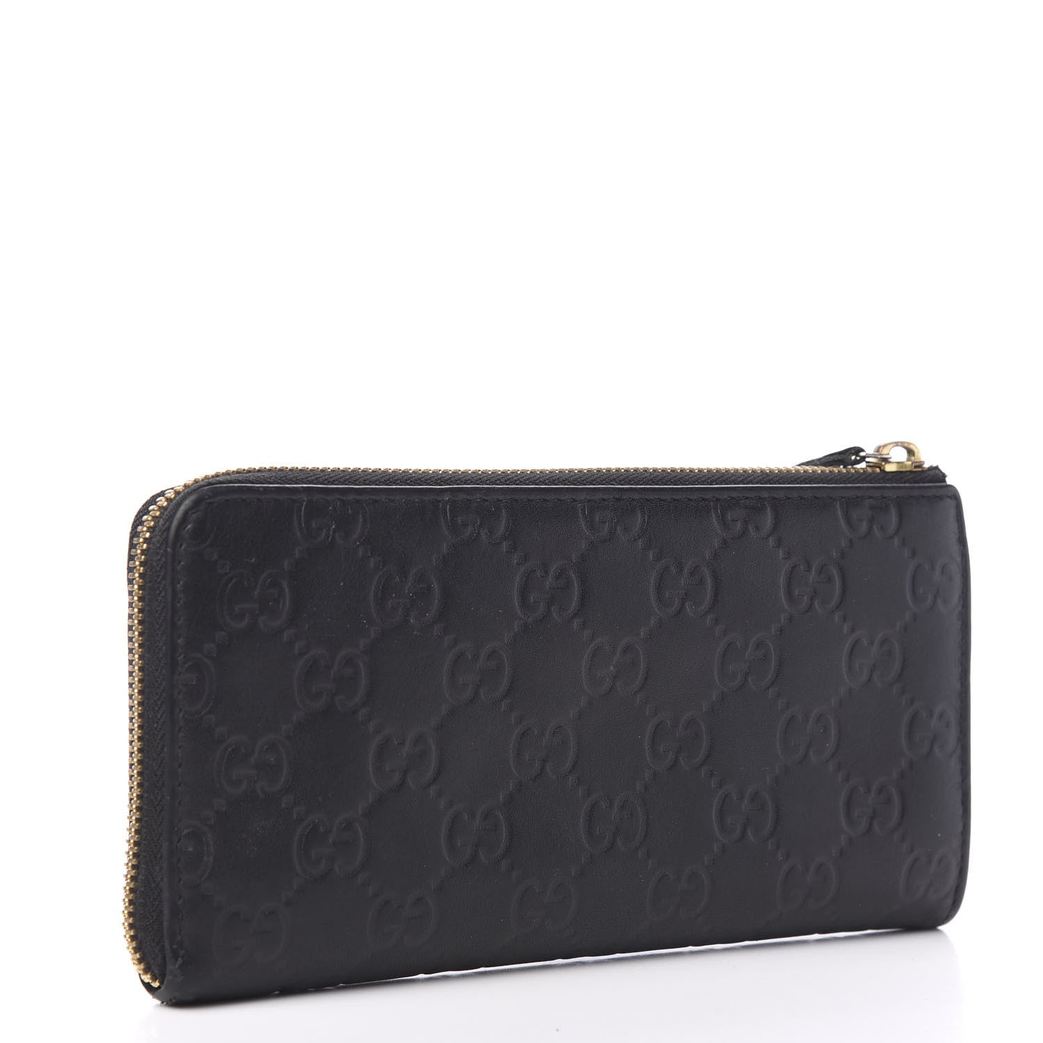 Gucci Guccissima Donna Long Wallet Black 2 of 5