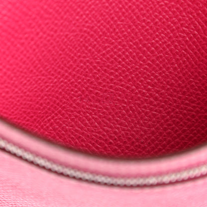 Hermes Epsom Bearn Gusset Wallet Rose Tyrien 7 of 12