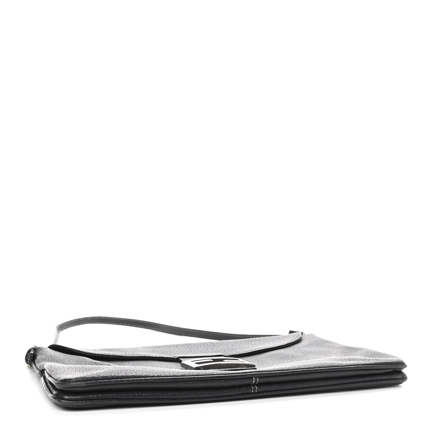 Fendi Calfskin Baguette Black 3 of 8