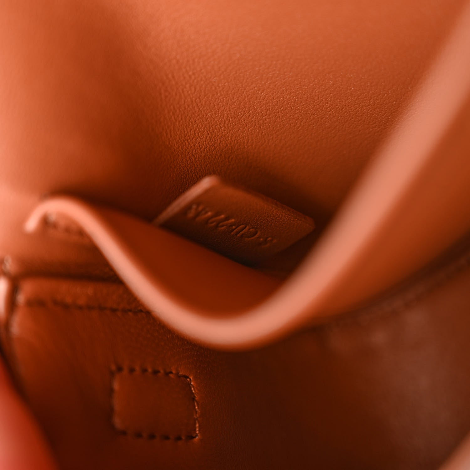 Celine Canvas Calfskin Triomphe Shoulder Bag Tan 7 of 11