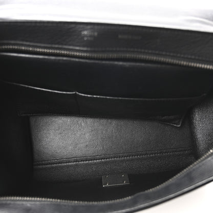 Celine Drummed Calfskin Suede Trapeze Black 8 of 17