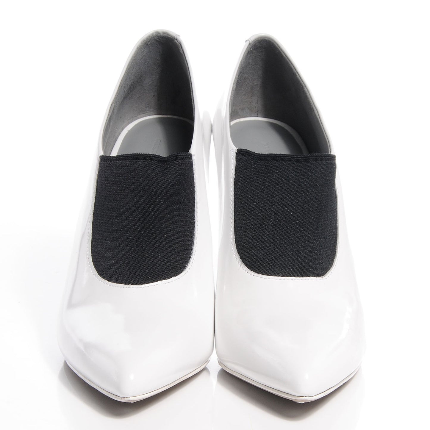 Calfskin Natasha 120 Ankle Booties 37.5 Peroxide