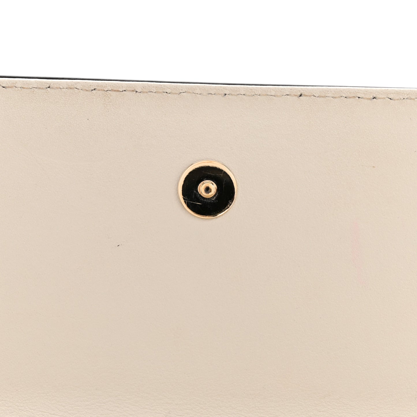 Calfskin Mini Avenue Shoulder Bag White