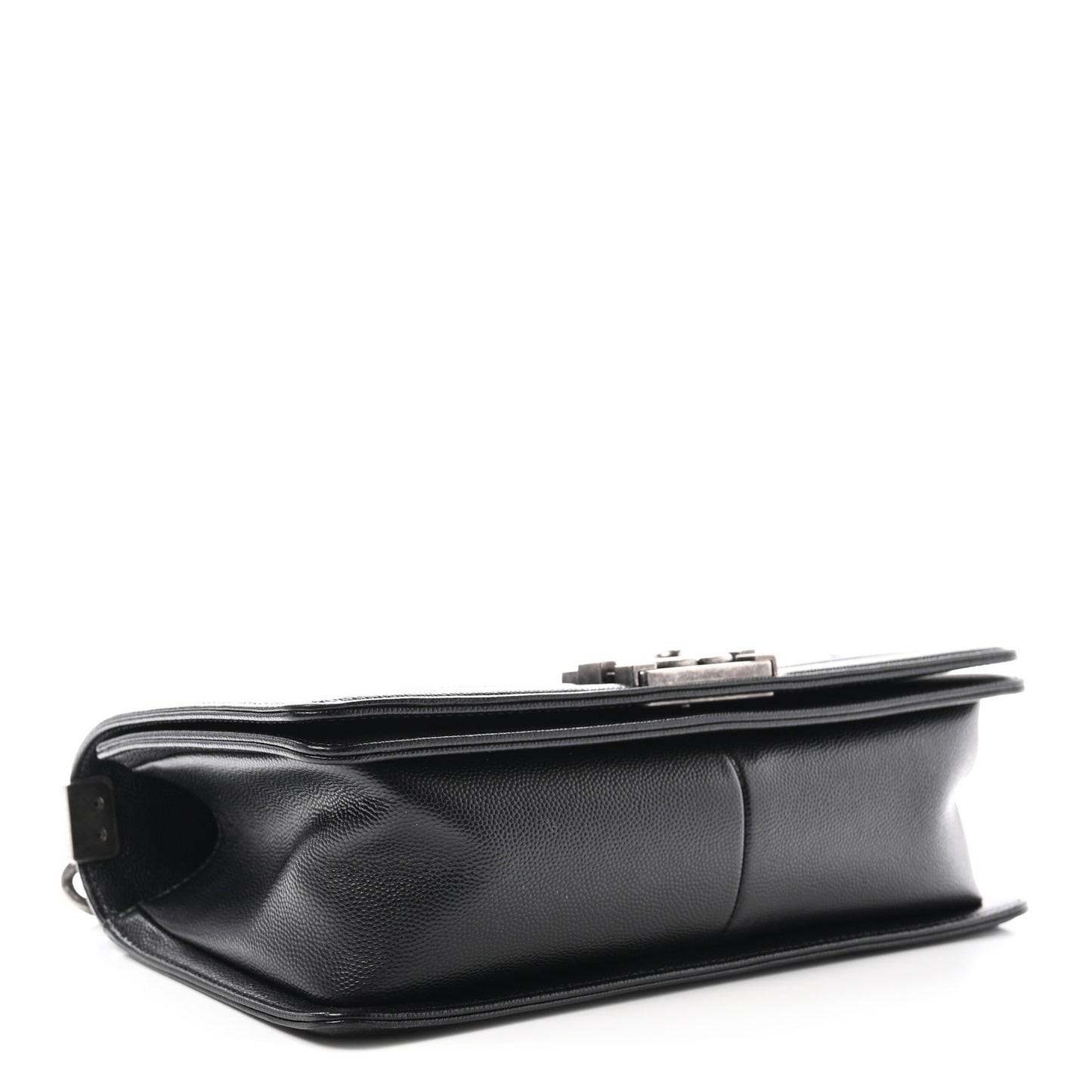 Caviar Quilted Medium Boy Flap Black