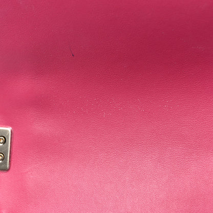 Chanel Lambskin Tweed Quilted Small Boy Flap Dark Pink 12 of 18