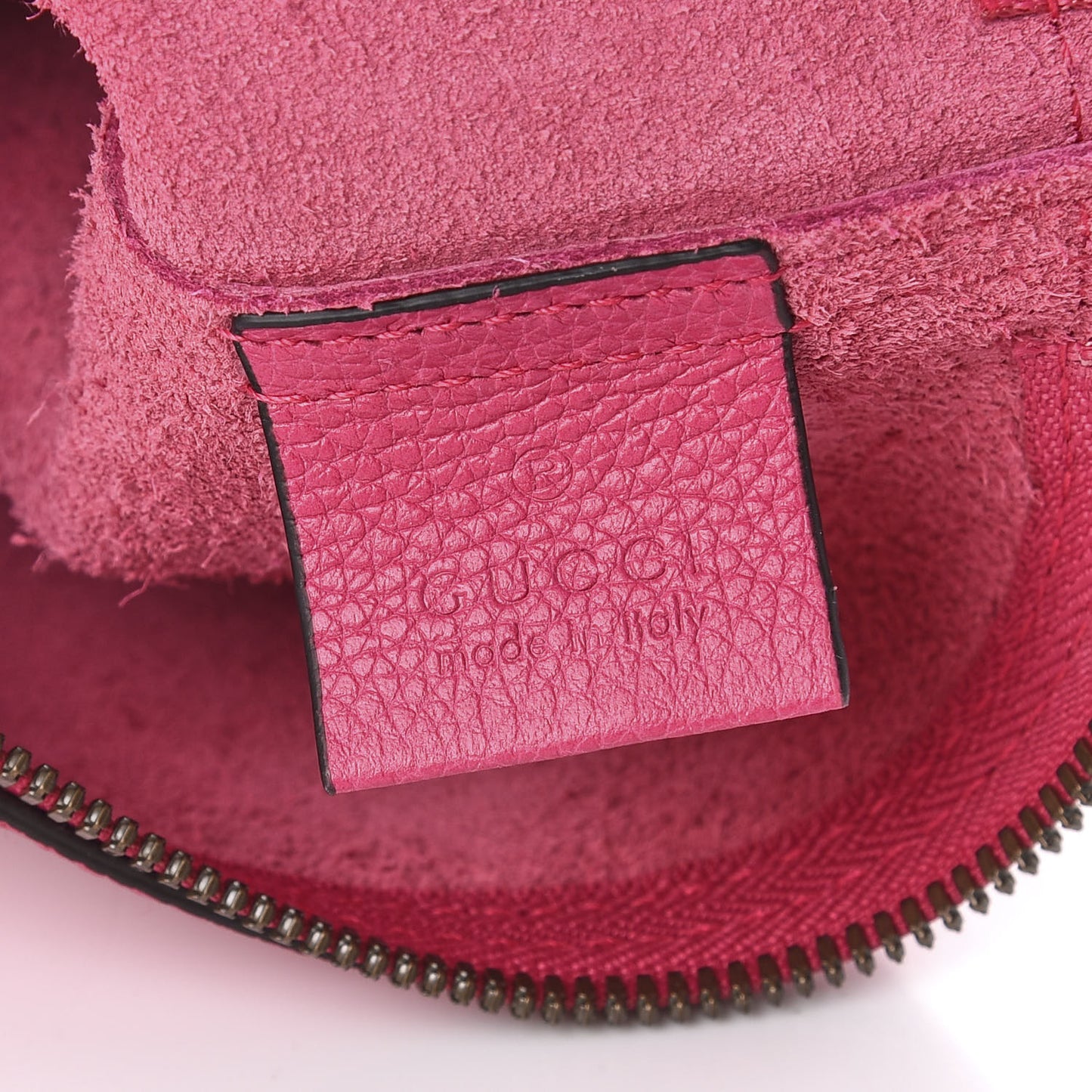 Pebbled Calfskin Medium Logo Portfolio Clutch Box Pink Green