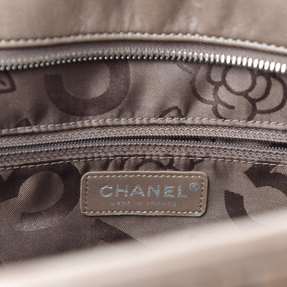 Chanel Lambskin Vertical Quilted Mademoiselle Satchel Dark Beige 10 of 12