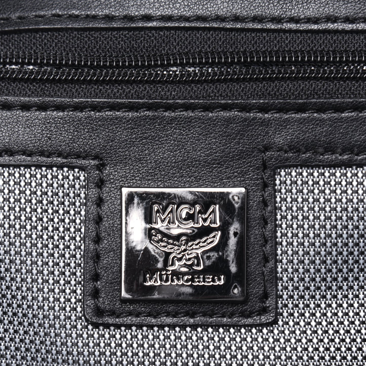Calfskin Medium Studded Backpack Black