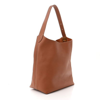 Louis Vuitton LOUIS VUITTON Grained Calfskin Low Key Hobo MM Cognac 3 of 9