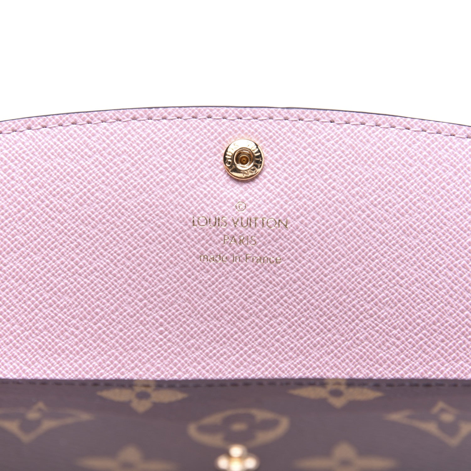 Louis Vuitton Monogram Emilie Wallet Rose Ballerine 8 of 11