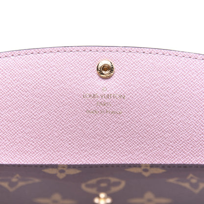 Louis Vuitton Monogram Emilie Wallet Rose Ballerine 8 of 11