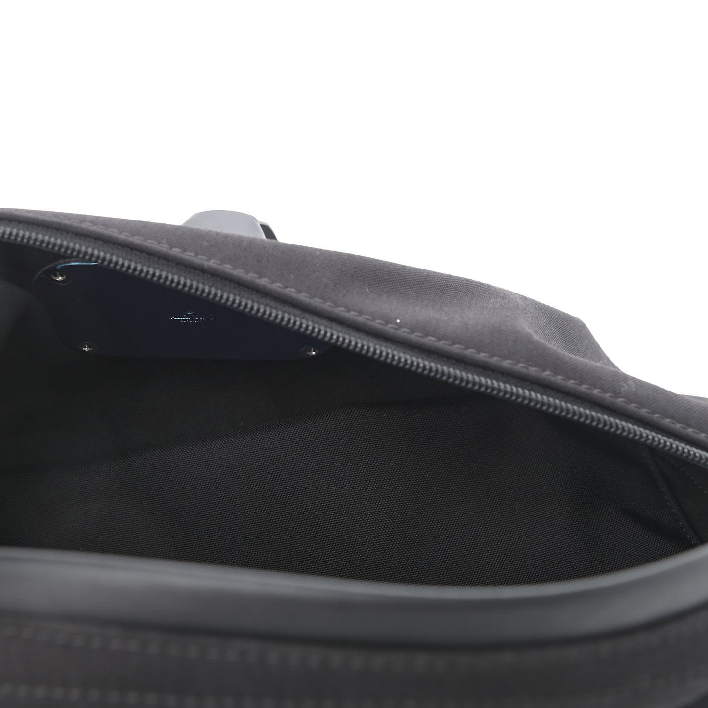 Nylon VRing Belt Bag Black