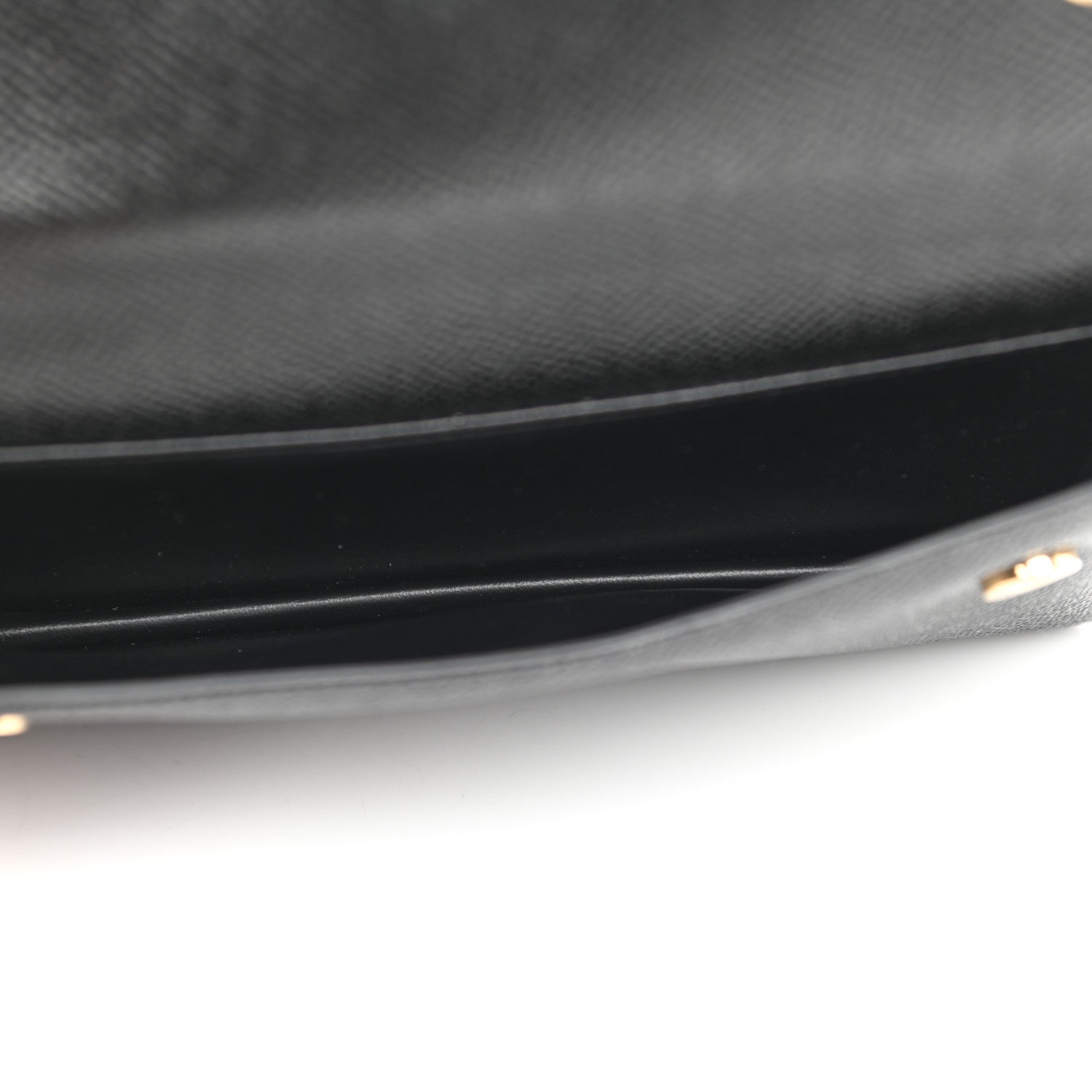 Dolce & Gabbana Dauphine Embellished Logo Chain Pouch Black 4 of 8