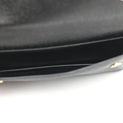 Dolce & Gabbana Dauphine Embellished Logo Chain Pouch Black 4 of 8