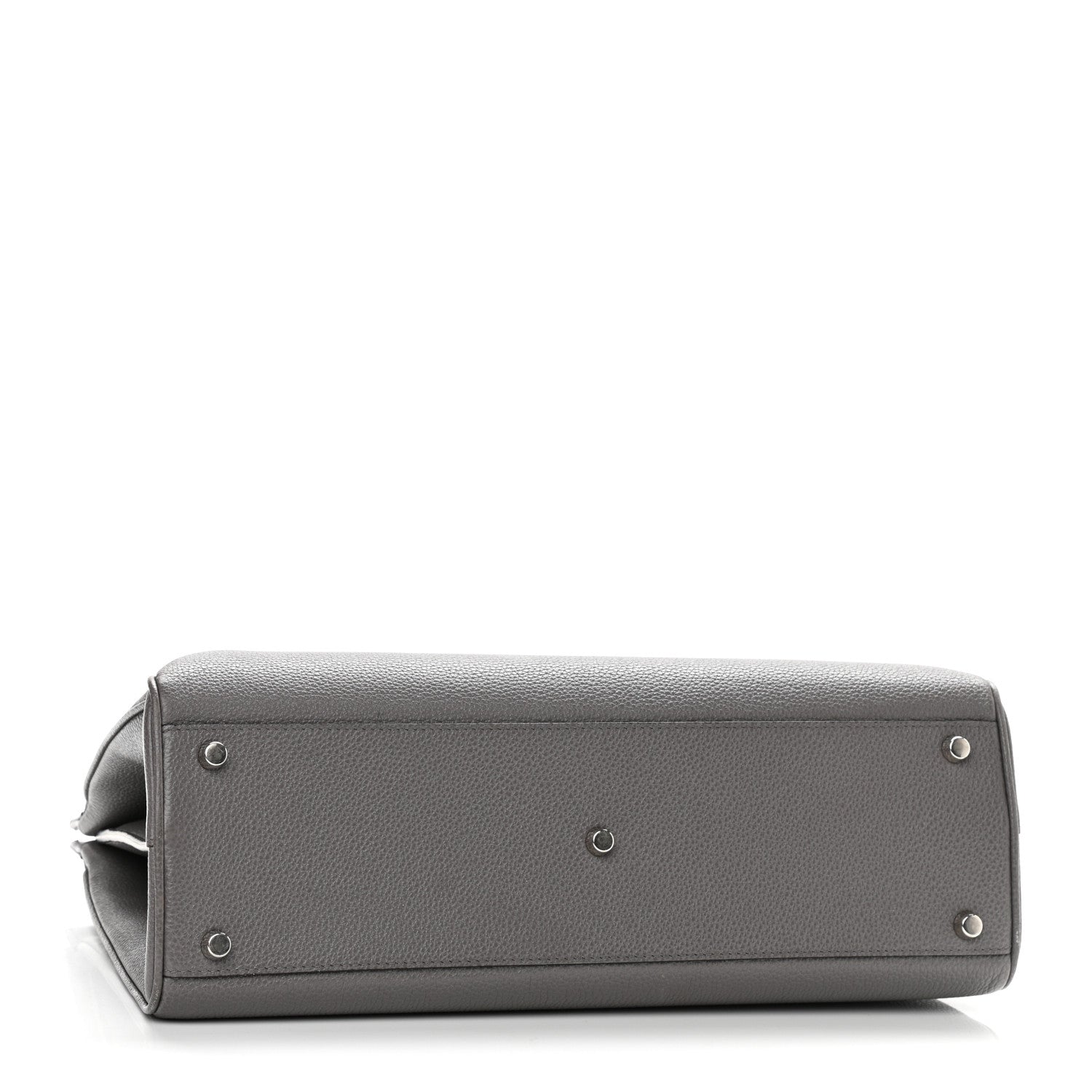 Gucci Grainy Calfskin Medium Zumi Top Handle Bag Dusty Grey 4 of 13
