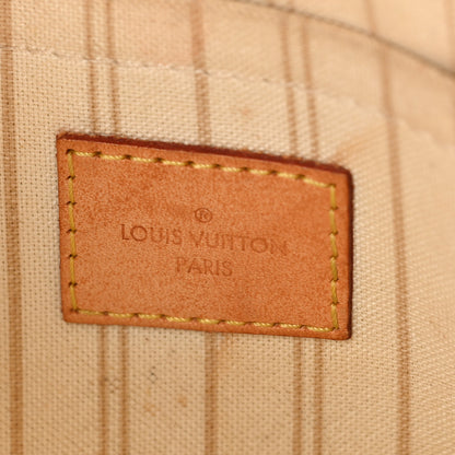 Louis Vuitton Damier Azur Neverfull MM GM Pochette Rose Ballerine 6 of 11