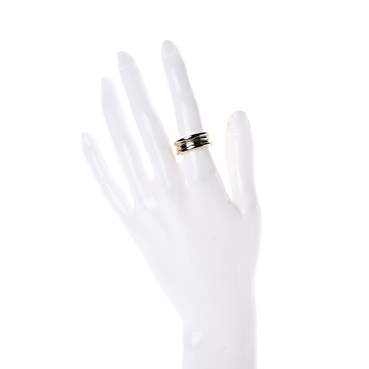 18K Yellow Gold B.Zero1 Three-Band Ring 51 5.75