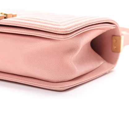 Chanel Caviar Quilted Medium Boy Flap Pink 9 of 9