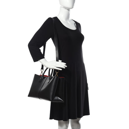 Mansur Gavriel Calfskin Mini Folded Bag Black Flamma 2 of 9