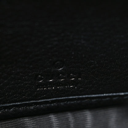 Gucci Roxy Calfskin Blondie Continental Chain Wallet Black 6 of 10