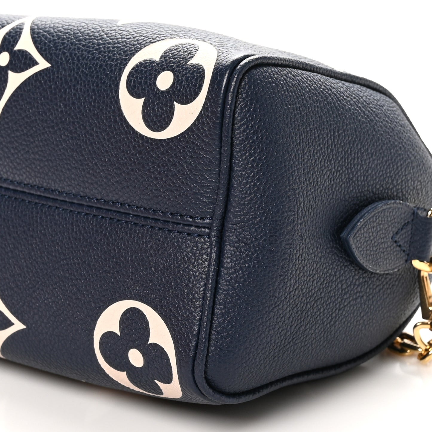 Empreinte Monogram Giant Speedy Bandouliere 20 Navy Creme