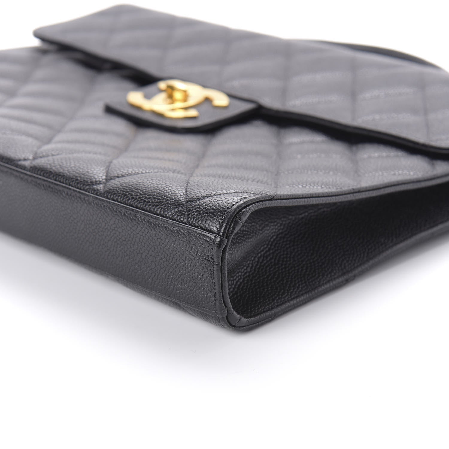Chanel Caviar Quilted Briefcase Laptop Bag Black 7 of 10