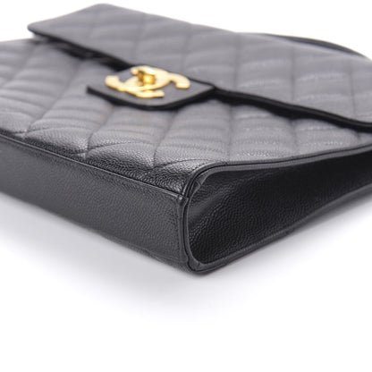 Chanel Caviar Quilted Briefcase Laptop Bag Black 7 of 10