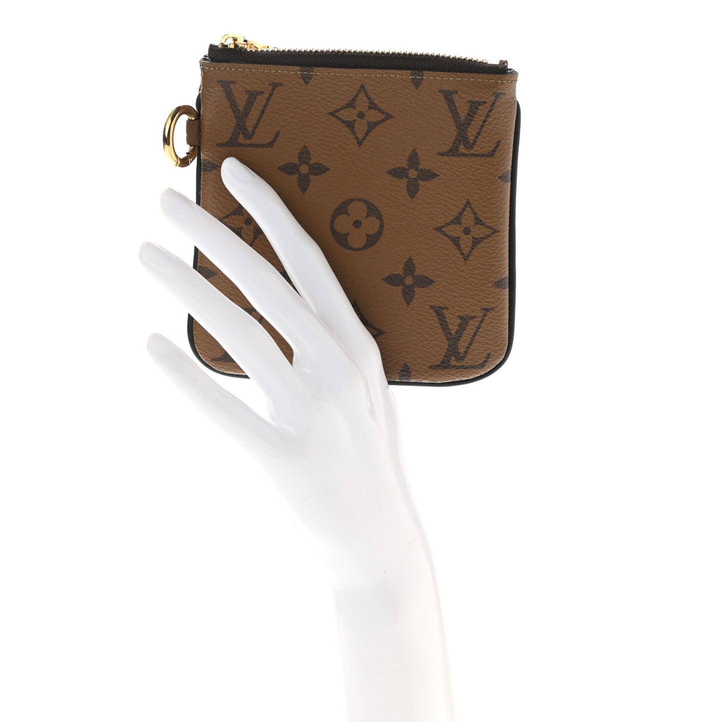 Reverse Monogram Trio Square Pouch
