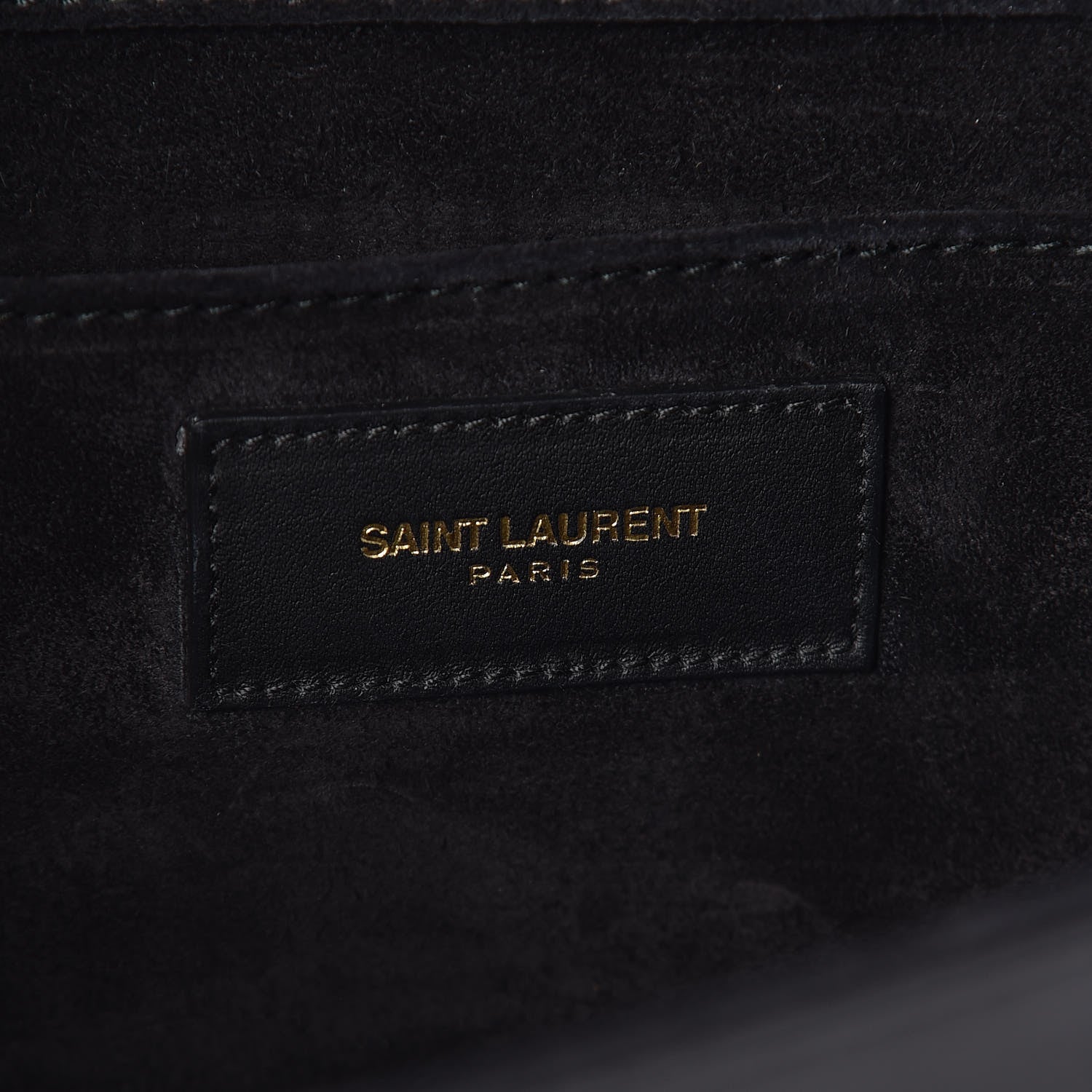 Saint Laurent Calfskin Classic Y Ligne Clutch Black 6 of 7