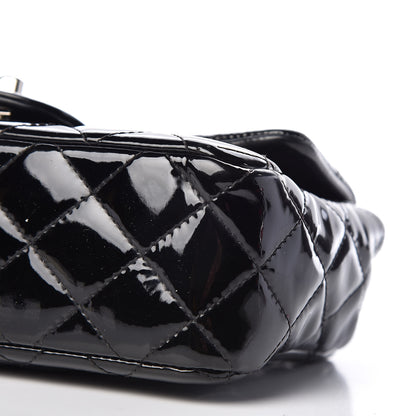 Chanel Patent Calfskin Quilted Mini Rectangular Flap Black 10 of 11