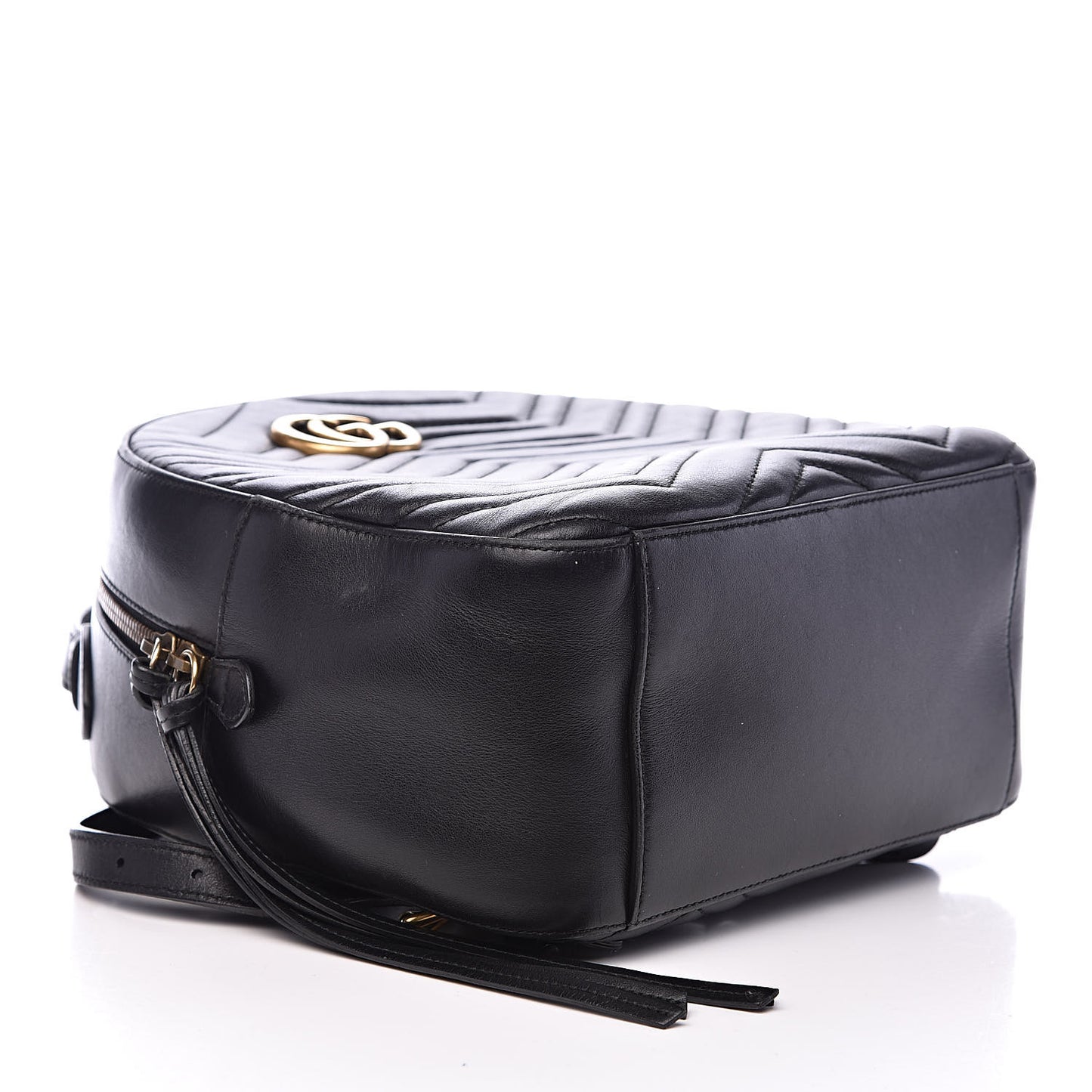 Calfskin Matelasse GG Marmont Dome Backpack Black