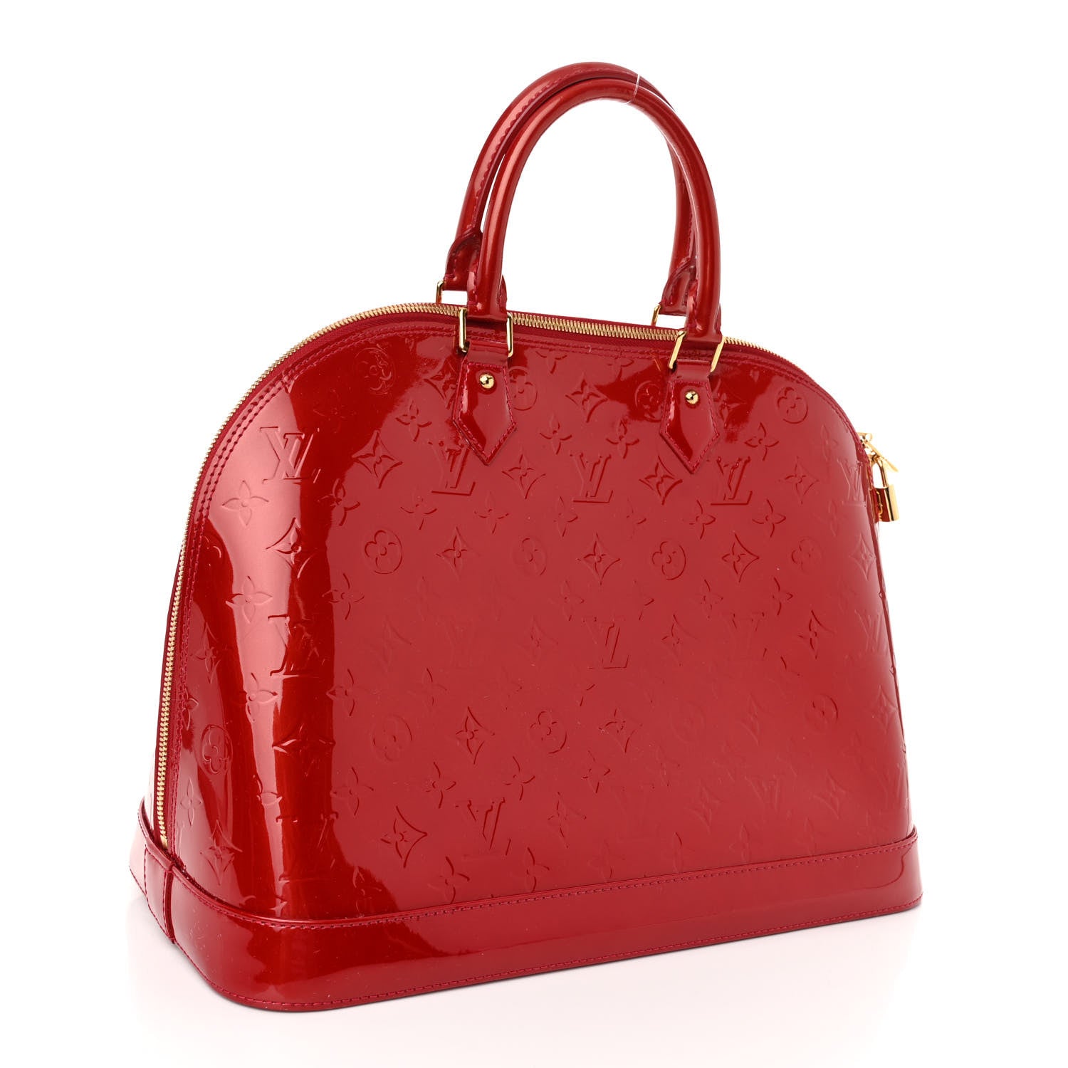 Louis Vuitton LOUIS VUITTON Vernis Alma GM Pomme D'Amour 3 of 9