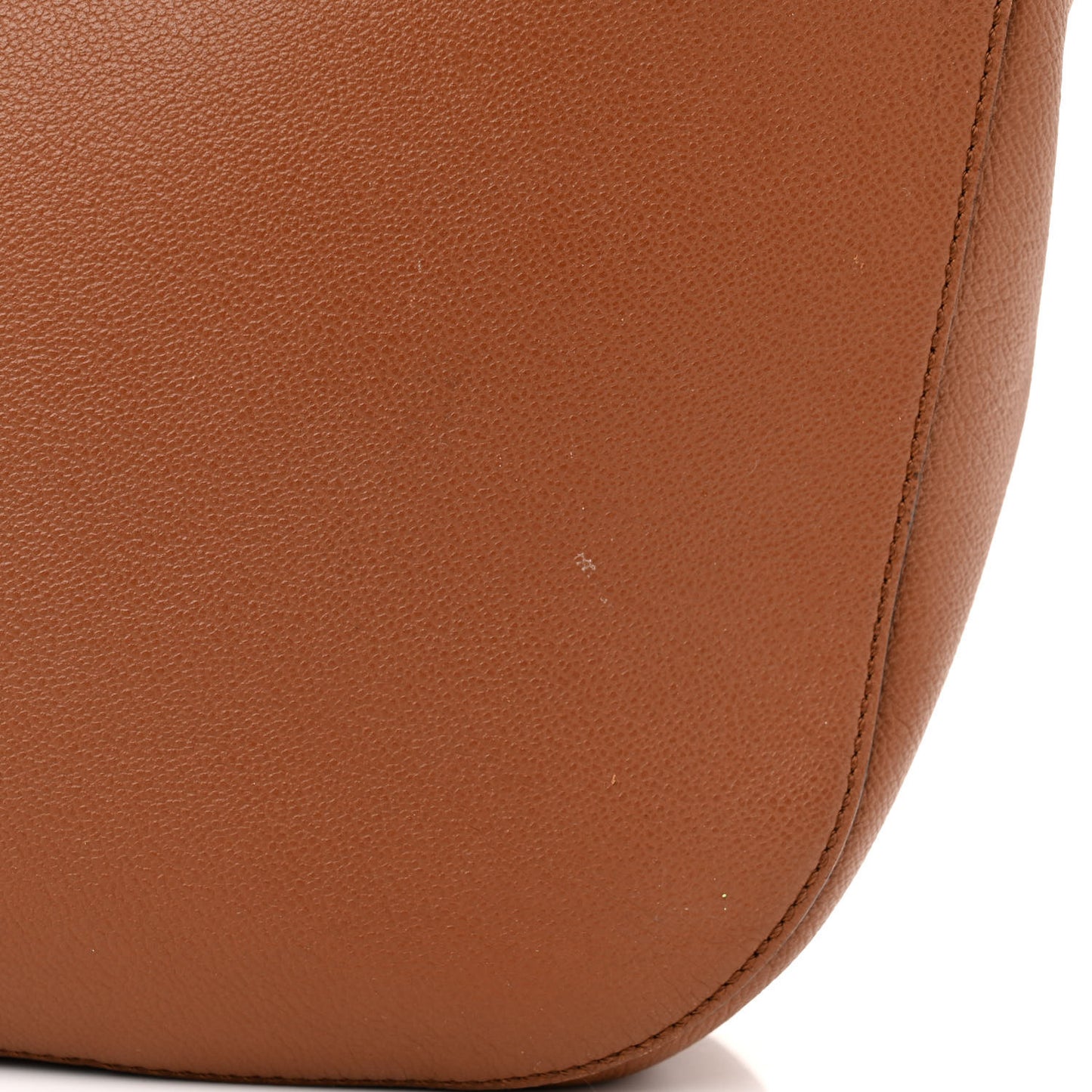 Grainy Calfskin Small Elmstone Hobo Tan