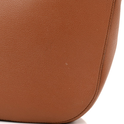 Burberry Grainy Calfskin Small Elmstone Hobo Tan 11 of 13