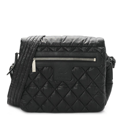 Chanel Nylon Small Coco Cocoon Messenger Bag Black 1 of 9