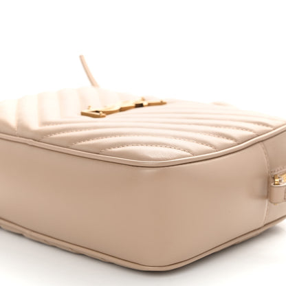 Saint Laurent Calfskin Matelasse Monogram Lou Camera Bag Dark Beige 10 of 10