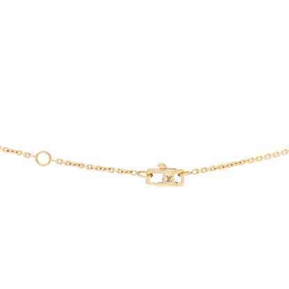 Louis Vuitton 18K Yellow Gold Diamond Idylle Blossom LV Pendant Necklace 4 of 5