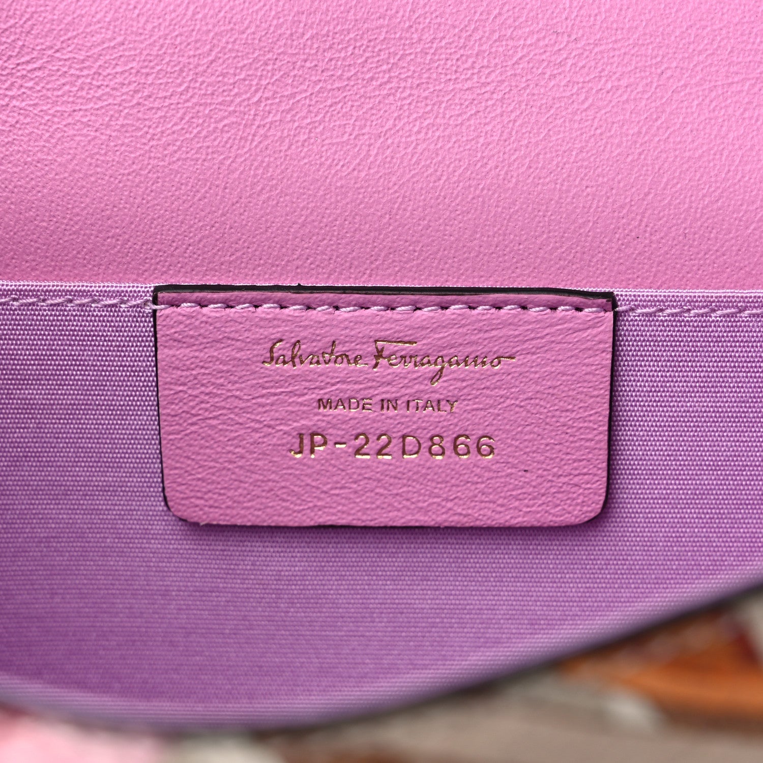Salvatore Ferragamo Printed Hammered Calfskin Gancini Minibag Multicolor 7 of 9