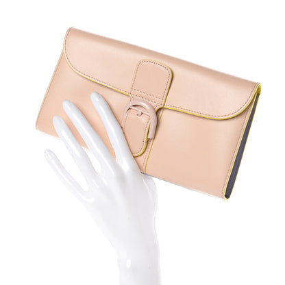 Delvaux Box Calfskin Brillant Biface PTF Long Wallet Nude Lilac 2 of 7