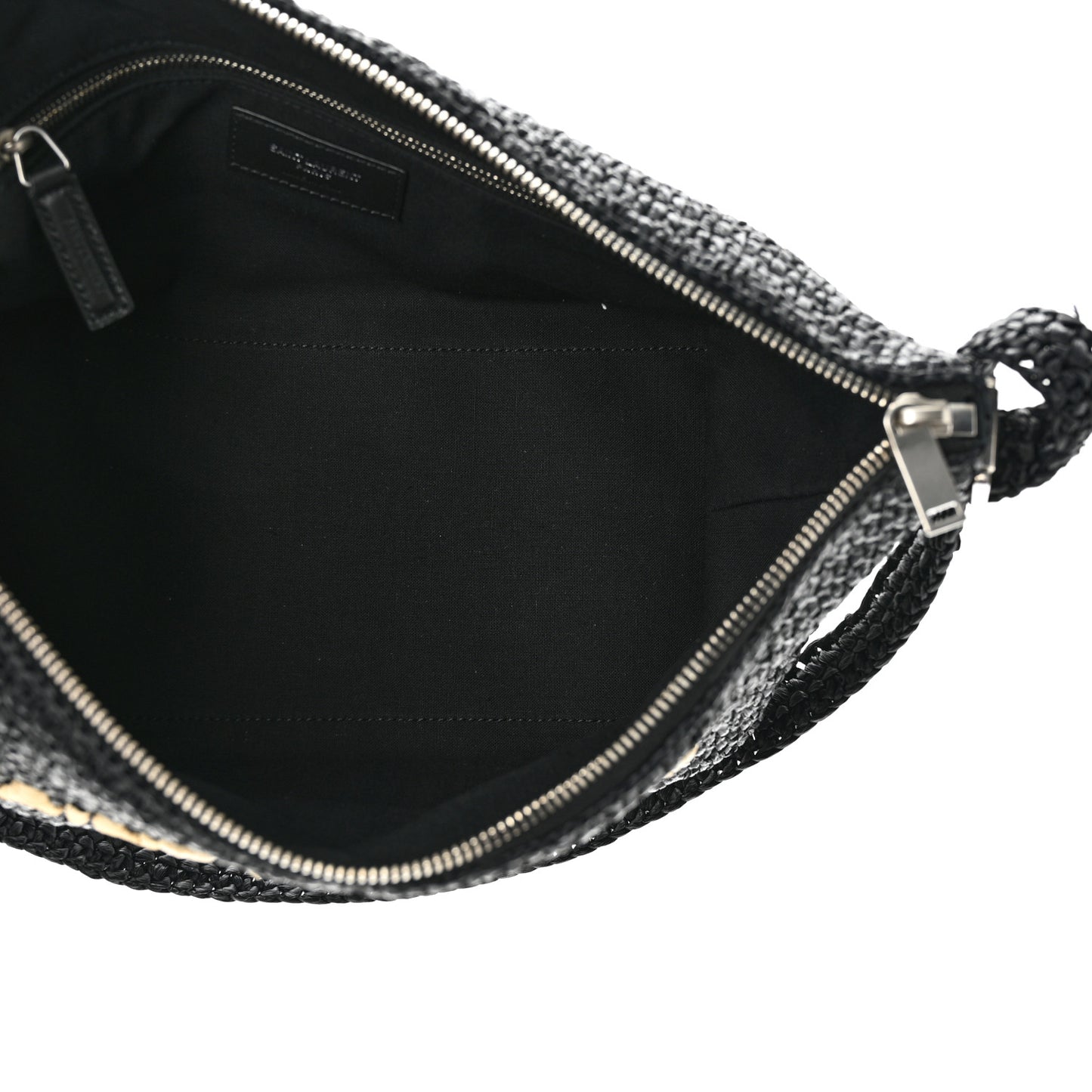Raffia Le Crossbody Black