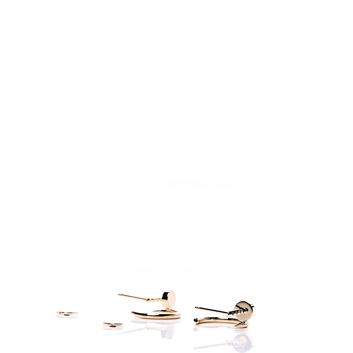 18K Yellow Gold Juste Un Clou Hoop Earrings