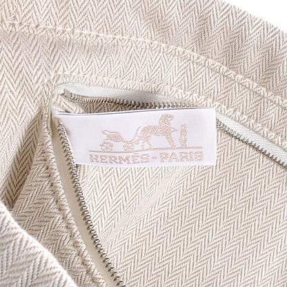 Hermes Canvas Barenia Fourbi 30 GM Pouch Naturel Fauve 7 of 9