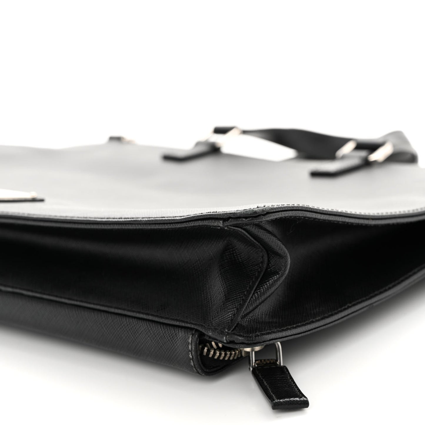 Saffiano Travel Briefcase Black